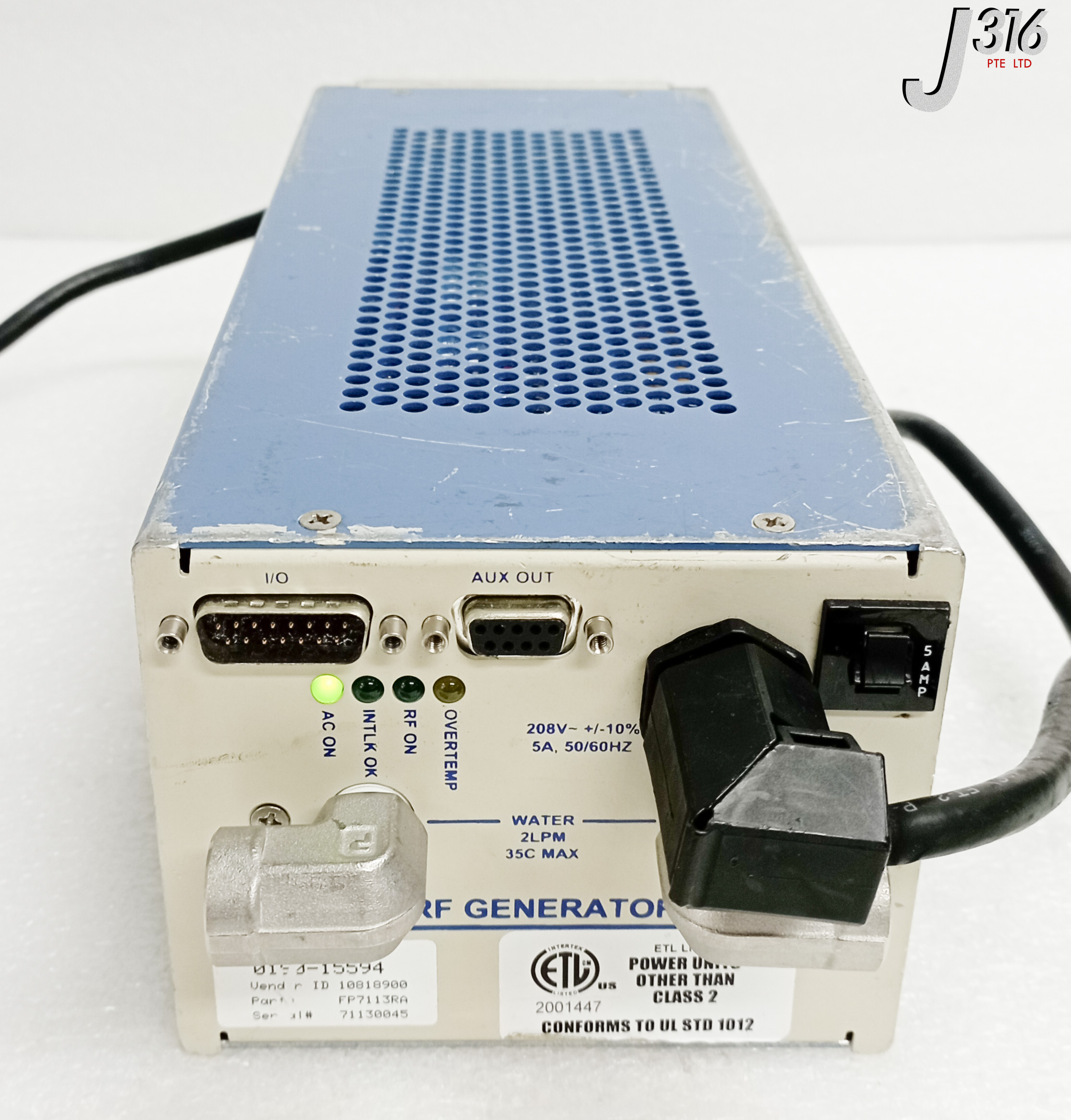28071 APPLIED MATERIALS RF GENERATOR, 13.56MHZ, 250W, P/N